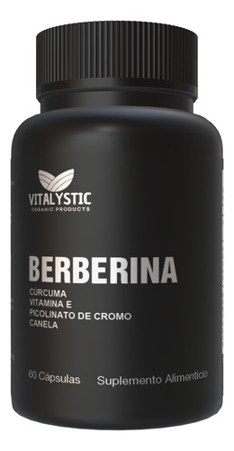 Berberina 500mg | 3 Frascos | 100 Cápsulas | Berberine