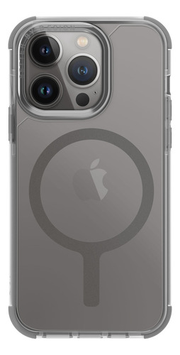 Carcasa Para iPhone 15 Pro Max - Marca Uniq Modelo Combat - Color Gris - Compatible Con Magsafe