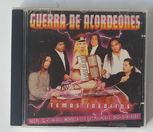 Varios Cd Guerra De Acordiones (ver Descrip.) 