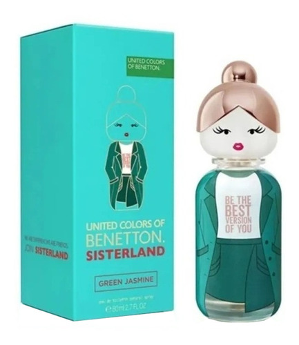 Perfume Benetton Sisterland Green Jasmine Mujer Edt 80ml