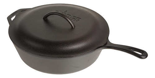 Sarten Profunda Con Tapa De Hierro Fundido Lodge L10cf3, ...
