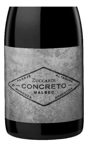 Pack De 2 Vino Tinto Zuccardi Concreto Malbec 750 Ml