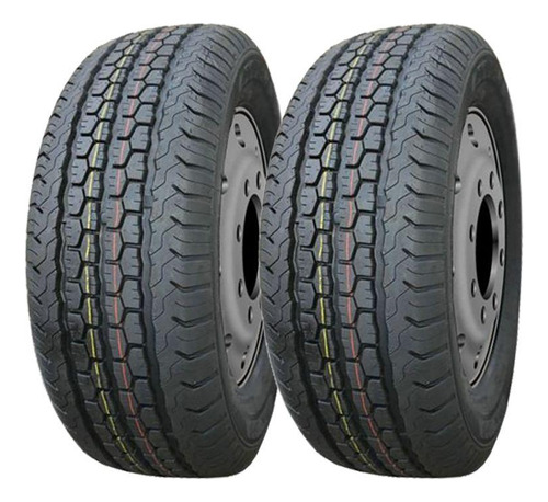 Kit 2 Pneus Double King 195/75r16 Dk768 8 Lonas 107/105r