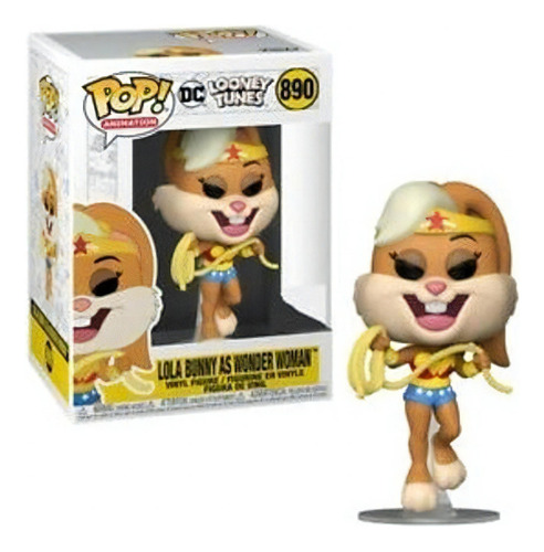 Boneco Funko Pop Looney Tunes Lola Bunny As Wonder Woman 890