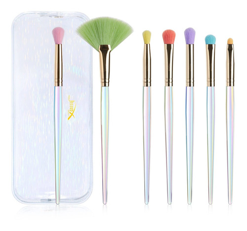 Jessup Set De 7 Brochas De Maquillaje Para Ojos De Fantasa,