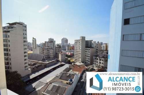 Imagem 1 de 24 de Apartamento De 1 Dormitório, Semi-mobiliado Com 53,40 M² Muito Bem Localizado Perto Do Metrô - Santa Cecília /sp | Alcance Imóveis - Ap00184 - 34261157