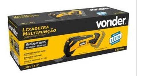Lijadora multifunción Imfv 1817 Vonder con batería V/2 de 18 V y 4 Ah