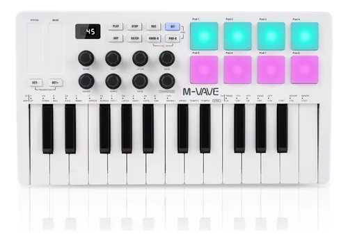 comprar Controlador Midi Usb M-vave Smk-25 Portable Keyboard