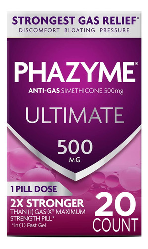Phazyme Ultimate Gas Bloating Relief Funciona En Minutos 500