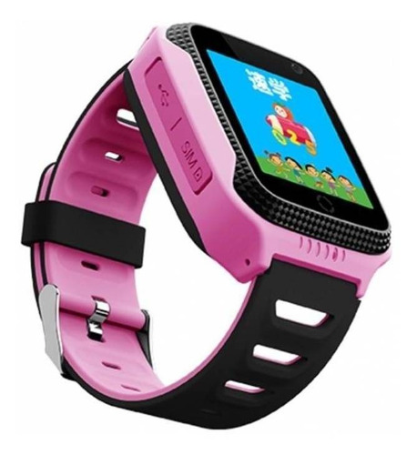 Ghia Smart Watch Kids 4g Rosa-negro Touch Camara Color de la caja Rosa