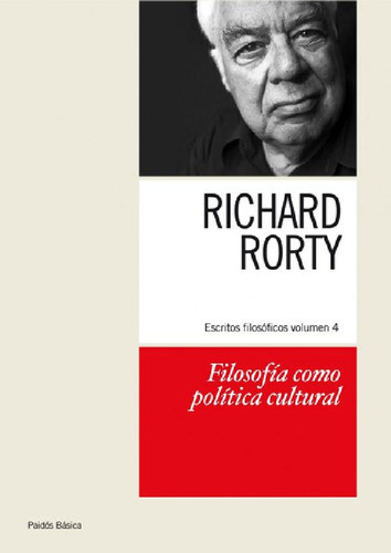 Libro - Filosofíao Política Cultural De Richard Rorty - Pai