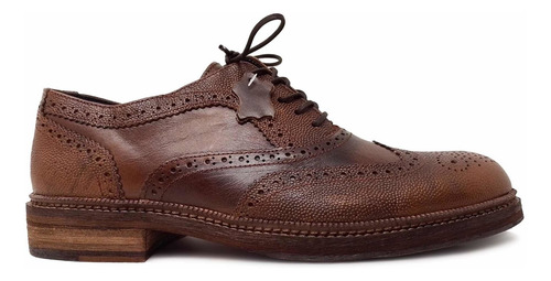 Imagen 7 de 9 de Zapato Para Caballero Bostoniano Fina Piel Vacuno Artesanal