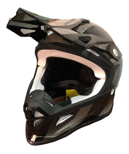 Imagen 3 de 5 de Casco Cross Protork Fantasy Neon/fluor Hjc/nolan/ls2