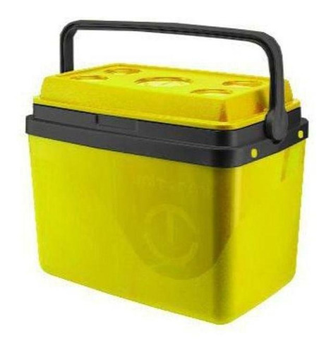 Caixa Térmica Cooler Plastico Floripa Amarela 32l - Unitermi