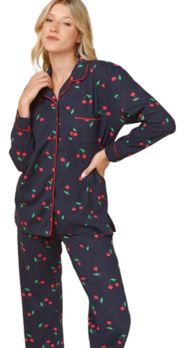 Pijama Dama Mujer Algodón Camison Primavera 