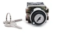 Comprar Chave Seletora Metálica 2 Posições Com Retorno 1na Com Chave