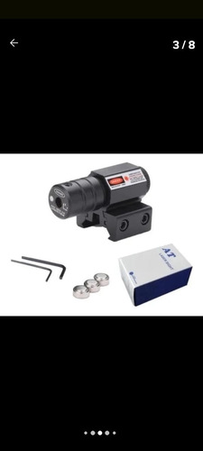 Top Laser Vermelha Mira Airsoft Pra Trilho De 11 A 20mm