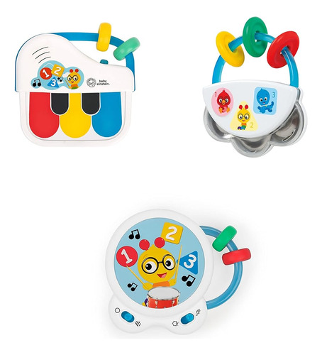 Baby Einstein Small Symphony 3-piece Musical Toy Set, Edades