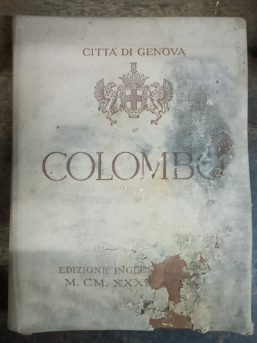 Christopher Columbus * City Of Genoa * Ingles Aleman * 1932