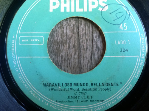 Disco Lp Jimmy Cliff - Maravilloso Mundo, Bella Ge (s/f) R20