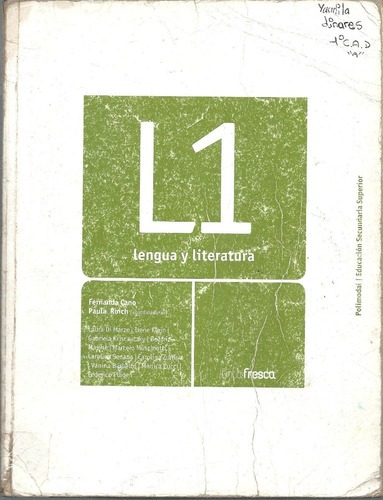 Lengua Y Literatura L1 _  Tinta Fresca