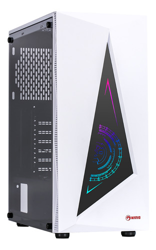 Gabinete Gaming Marvo Ca-119 Panel Rgb Mid Tower Atx - -sdsh