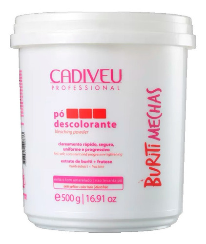 Pó Descolorante Cadiveu Buriti Mechas 500g