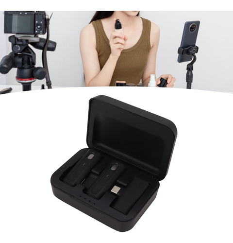 Micrófono Inalámbrico Lavalier Solapa Para iPhone Y Android