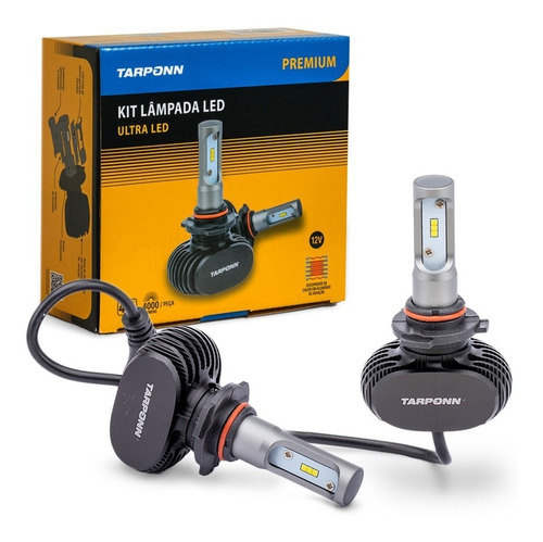 Kit Lampada Ultra Led Premium 6000k Tarponn Hb4 8000lm 40w