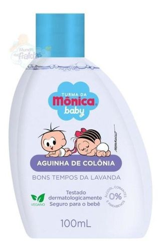 Água De Colônia Turma Da Mônica Baby 0% Álcool Vegano 100ml