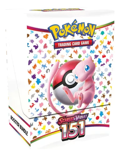 Cartas Pokémon Box 18 Boosters Escarlate e Violeta 151 Copag