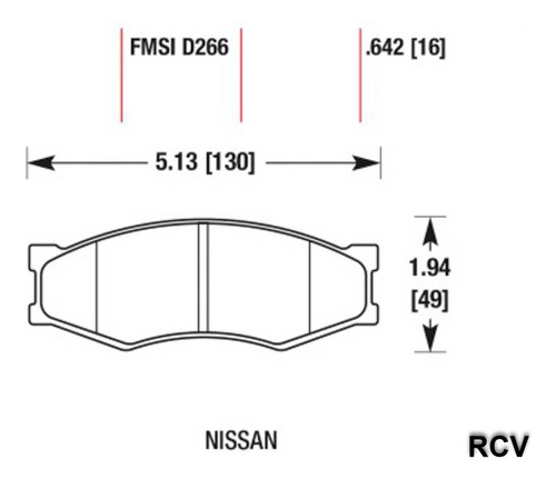 Balatas Disco  Delantera Para Nissan 720 Pickup  1992