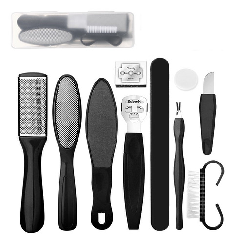 11 Pcs Lima Para Pies Doble Superficie Removedores De Callos