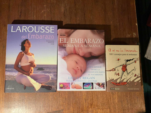 Pack De Tres Libros Sobre El Embarazo, Ideales Para La Mujer