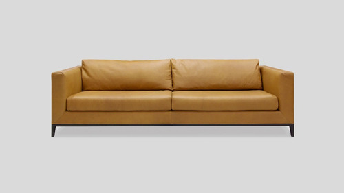 Sofa 3 Cuerpos Roux Living Furniture Amarillo