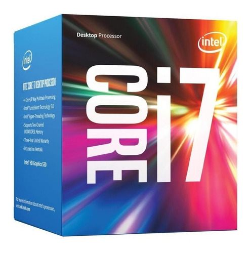 Procesador Intel Core I7 7700 3.6 Ghz Quad Core Socket 1151