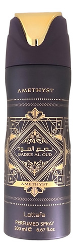 Lattafa Al Oud Amethyst Splash - Ml 200 Ml Orginal