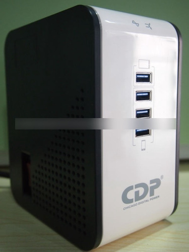 Imagen 1 de 4 de Cdp Regulador De Voltaje R2cu-avr1008 4 Usb Y 6 Salidas