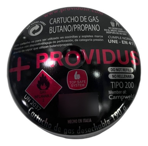 Pack 3 Cartucho Gas Propano Butano 190 Gr Cocinilla Soplete