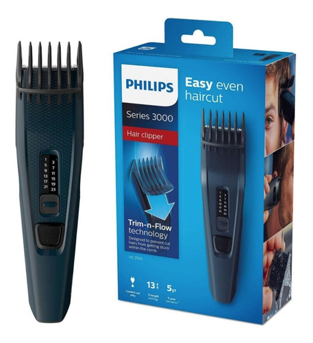 Cortadora De Cabello Philips De 13 Posiciones Hc3505