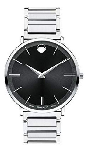 Reloj De Acero Inoxidable Ultra Delgado Para Hombre Movado.