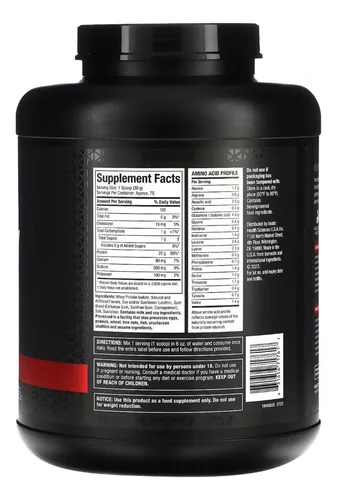 100% Whey Isowhey Isolate 5 Lb