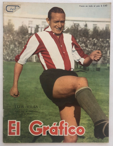 El Grafico Nº 1512 Luis Villa Estudiantes De La Plata 1948