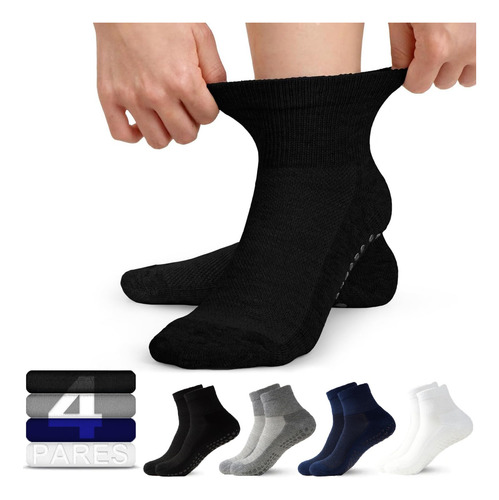 Calcetines Para Diabéticos 4 Pares, Calcetines Diabeticos