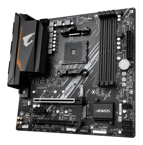 Placa Mae Gigabyte B550m Aorus Elite Rev 1.3 Amd Am4 Matx Dd