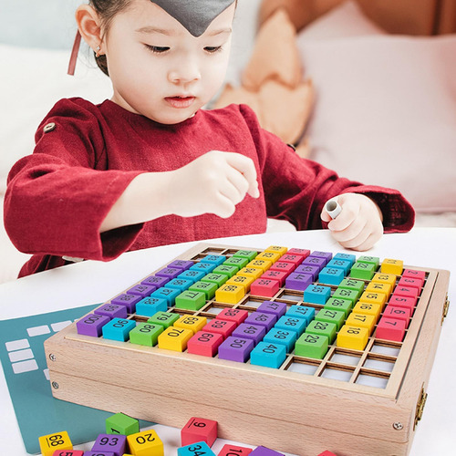 Juego De Mesa De Conteo De Cien Tableros De Matemáticas De
