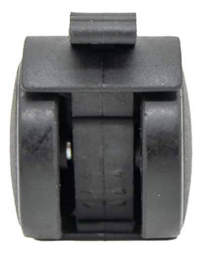 4 Ruedas Giratorias 1.5 Para Silla Con Freno Base Plana Negro
