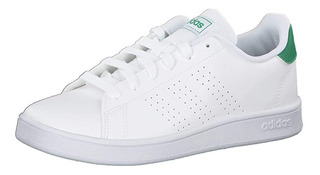 adidas blancos con verde