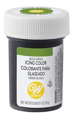 Color Para Pastel Y Reposteria Verde Musgo Wilton 610-332