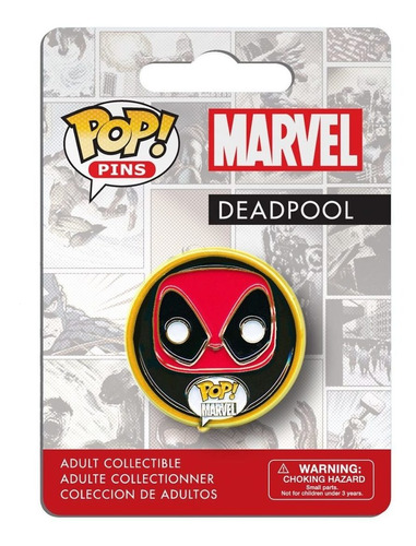 Muñeco Figura Acción Funko Pop Pins: Marvel Deadpool Action